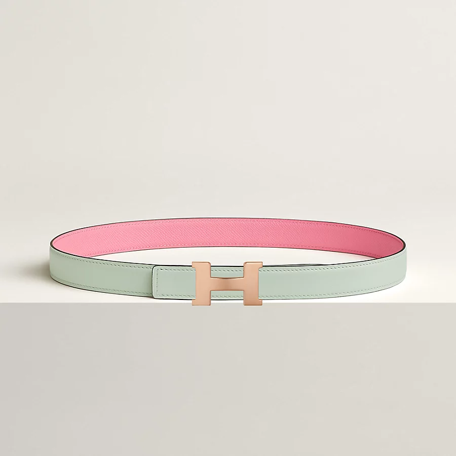 Mini Constance belt buckle & Reversible leather strap 24 mm - Image 1